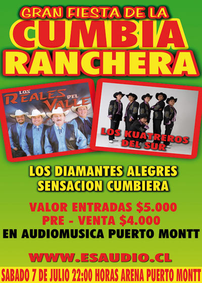 Fiesta de la Cumbia Ranchera - 2012 Arena Puerto Montt